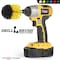 Drill Brush Power Scrubber By Useful Products 5 in W 5 in L Brush, Yellow Mini-DB-YB - alternate 5